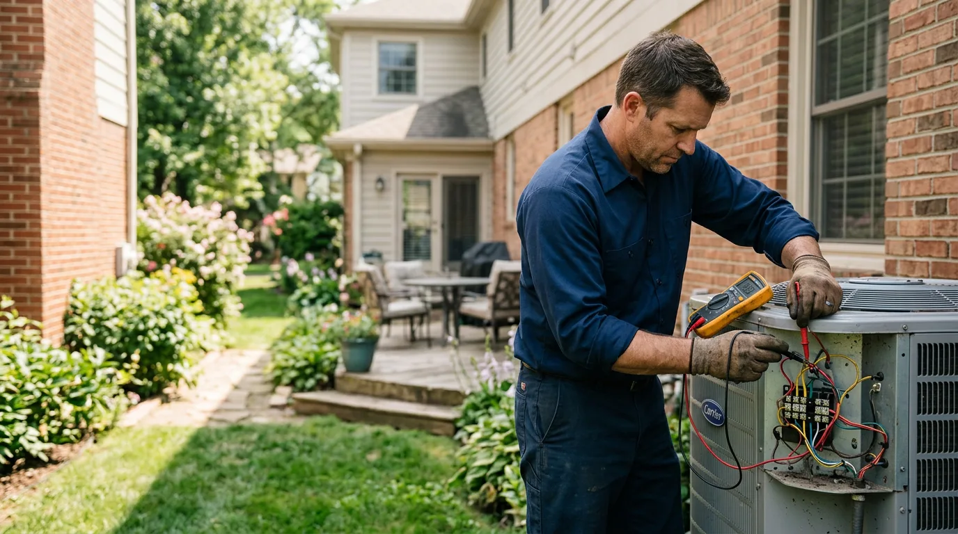 HVAC technician working near Middle River, MD